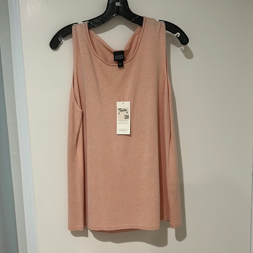 Eileen Fisher  silk & cashmere tank top